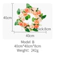 thumbnail image 5 of Decor Wreath, Rose Flower Wreath,Beautiful Artificial Spring and Wreath Front Door or Home Decoration ,, 5 of 5
