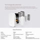 thumbnail image 5 of Aqara Door and Window Sensor ZigBee Wireless Connection APP Control Smart Home Devices Work with Android iOS, 5 of 5