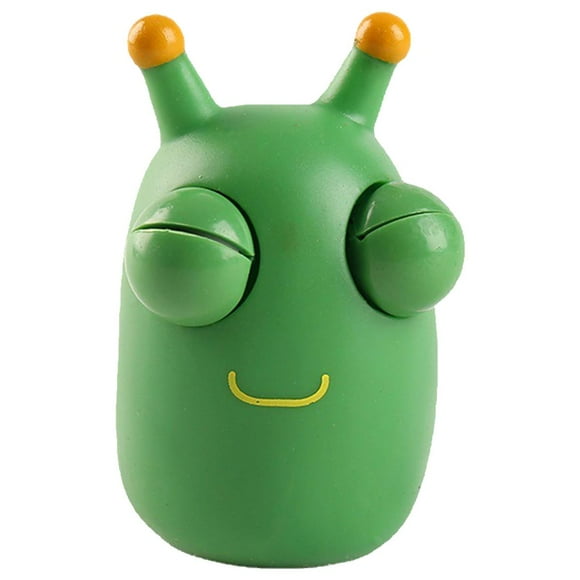 Juguetes de Estimulación PopWorm 25Pzas Gusano Goma Blanda TPR Verde. VentDepot MXWSR-009