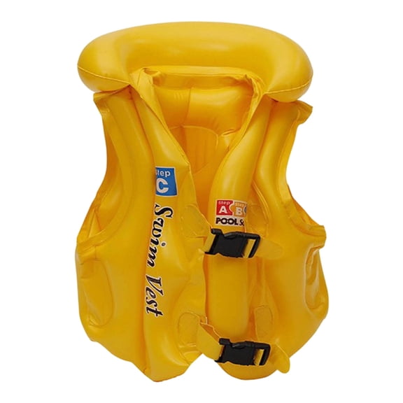 Swim Vest for Kids Inflatable Summer Pool Float Learn to Swim Boating Jacket 2026 Beach Pool Buoyancy Coat Swimwear