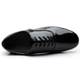 thumbnail image 2 of OVINYER Fashion Men's Solid Color Lace Up Rumba Waltz Prom Ballroom Latin Salsa Dance Shoes Everyday Casual Footwear, 2 of 4