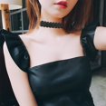 thumbnail image 4 of 8PCS Choker Set Mode Dentelle Choker Colliers Velours Ensemble pour les Femmes, 4 of 10