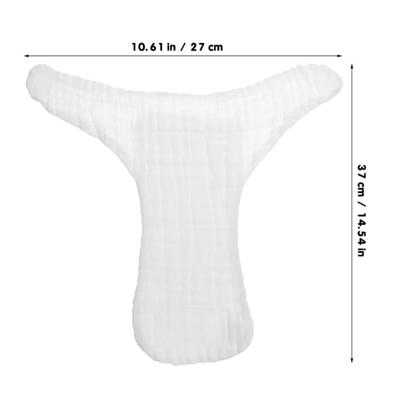 10 pcs Newborn Cloth Diapers Reusable Baby Diapers Washable Soft Diapers for Newborns and Infants