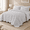 White-Oversized Cal King 120x120 inches, variant on Navy Oversized Cal King 120x120 Ultrasonic Quilted Bedspread Coverlet