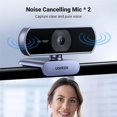 thumbnail image 4 of 1080P Webcam Full HD Camera for Laptop Computer USB Webcam with Dual Microphones for Zoom Video Calling Webcam, 4 of 5