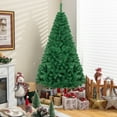 thumbnail image 1 of Gymax 6' Green Holiday Season Artificial PVC Christmas Tree Indoor Outdoor Stand, 1 of 10