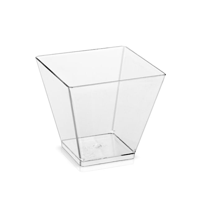 50 Uds. Taza de pastel decoración de cocina Mini tazas de postre cuadradas para helado de mousse de gelatina Ndcxsfigh Libre de BPA