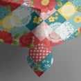 thumbnail image 5 of Pioneer Flower Floral Print Pattern Square Tablecloth, Waterproof Wipeable Spillproof Washable Table Cover for Home Kitchen Party Decor, 42"x42", 5 of 6