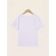 thumbnail image 5 of Girls' "in My Football Sister era" Graphic Tee - White Shirt With Brown Footballs, Sisters - Soft Knit Casual Sports Fan outfit - Machine Washable Birthday or Game Day Gift For Young athletes, 5 of 8
