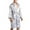 #009-Silver, variant on Donemore Men's Silky Loose Fit Bathrobe Lightweight Pajama Lounge Robe for Home Relaxation