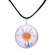 thumbnail image 1 of Pressed Flower Necklace Creative Dried Flower Necklace Flower Pendant Necklace, 1 of 10