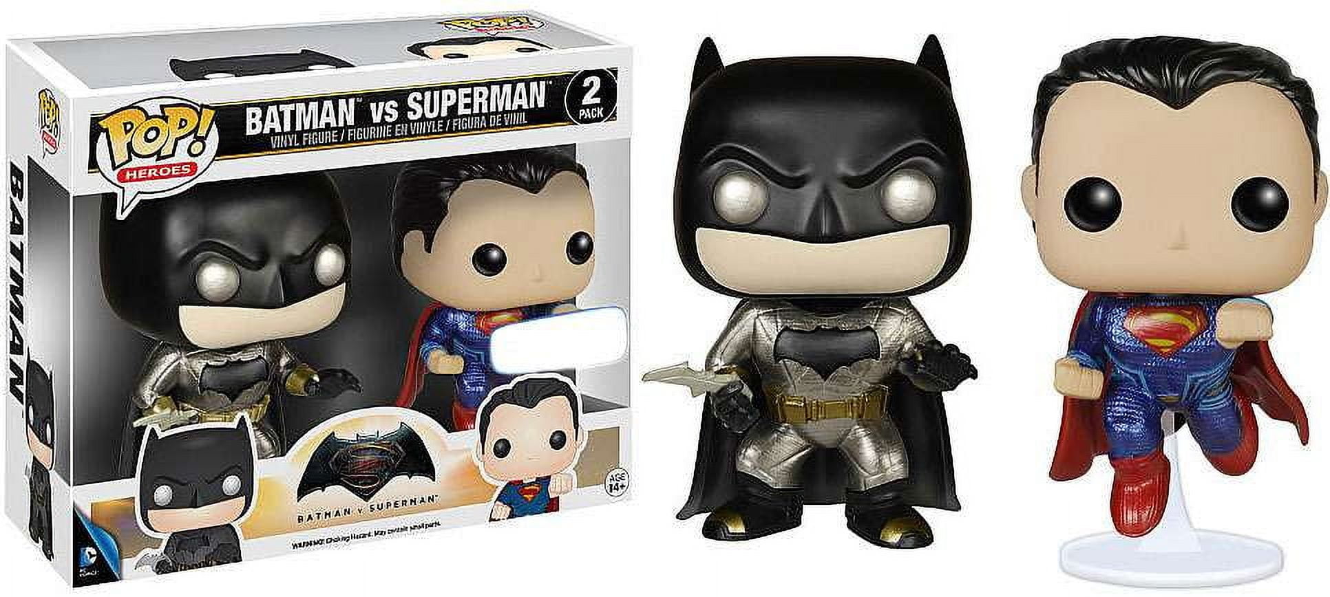 Funko POP DC Superman Batman フィギュアセット Funko POP! Heroes Batman v Superman Dawn of Justice Batman vs