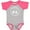 Baseball Heather and Hot Pink, variant on Inktastic Daddy's Lil Caddy Boys or Girls Baby Bodysuit