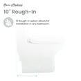 thumbnail image 6 of Sublime II One-Piece Round Toilet with Left Side Flush, 10" Rough-In 1.28 gpf, 6 of 14