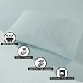 thumbnail image 7 of Regency Heights King Size Cotton Flannel Sheet Set, 4-Piece Flannel Bed Sheets King, 100% Cotton Bed Sheets Set with Deep Pocket, Aqua Dots, 7 of 7