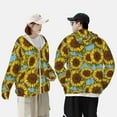 thumbnail image 6 of Fotbe Sunflowers Men's Women's UPF 50+ Sun Protection Jacket Hooded Cooling Shirt with Pockets Hiking Outdoor Performance-X-Large, 6 of 9