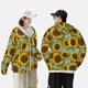 thumbnail image 4 of Balery Sunflowers Sudadera ligera de manga larga con capucha y protección solar UPF 50+ para hombre y mujer, ideal para pesca y running-Small, 4 of 7