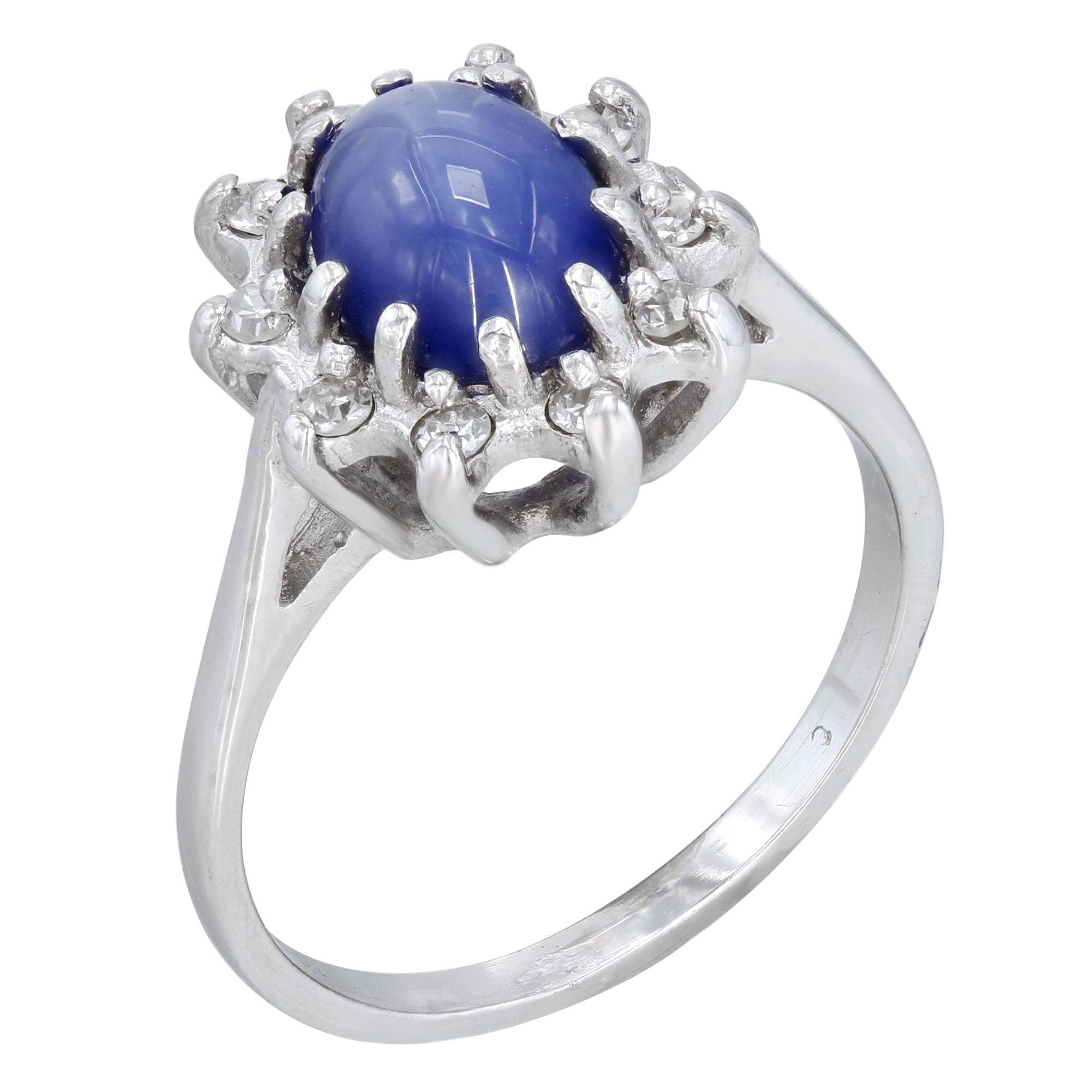 Women star sapphire ring - grebutton