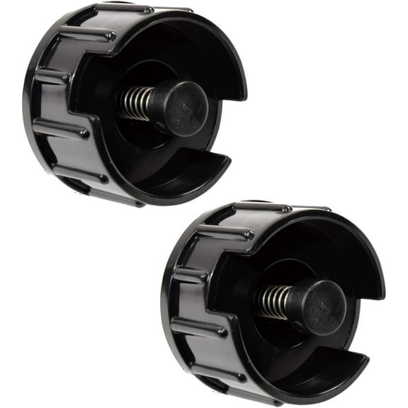 HQRP 2 pcs Bottle Cap works with Bemis Essick Air AirCare H12 series H12 300HB, H12 400HB, H12 600, H10 400, H12 001, H12 300, H12 400, H10400, H12001, H12300, H12400, H12600 Console Humidifiers