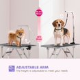 thumbnail image 3 of Foldable Dog Grooming Table - 32" Black Adjustable Pet Grooming Station with Non-Slip Surface & Leash for Home or Professional Use, Metal Frame, 3 of 7