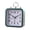 Green, variant on Decorative Analog Alarm Clock Plastic Case Retro Desk Clock Operated For Indoor Outdoor Activity