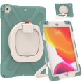 thumbnail image 4 of Funda con soporte de anillo ajustable para iPad de 9,7 pulgadas (2018) con correa para el hombro, gran soporte de anillo ajustable, protección contra golpes., 4 of 5