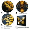 thumbnail image 3 of Designart "Sunny Shades Depict Butterflies" Animals Butterfly Floater Framed Canvas Art Print, 3 of 5