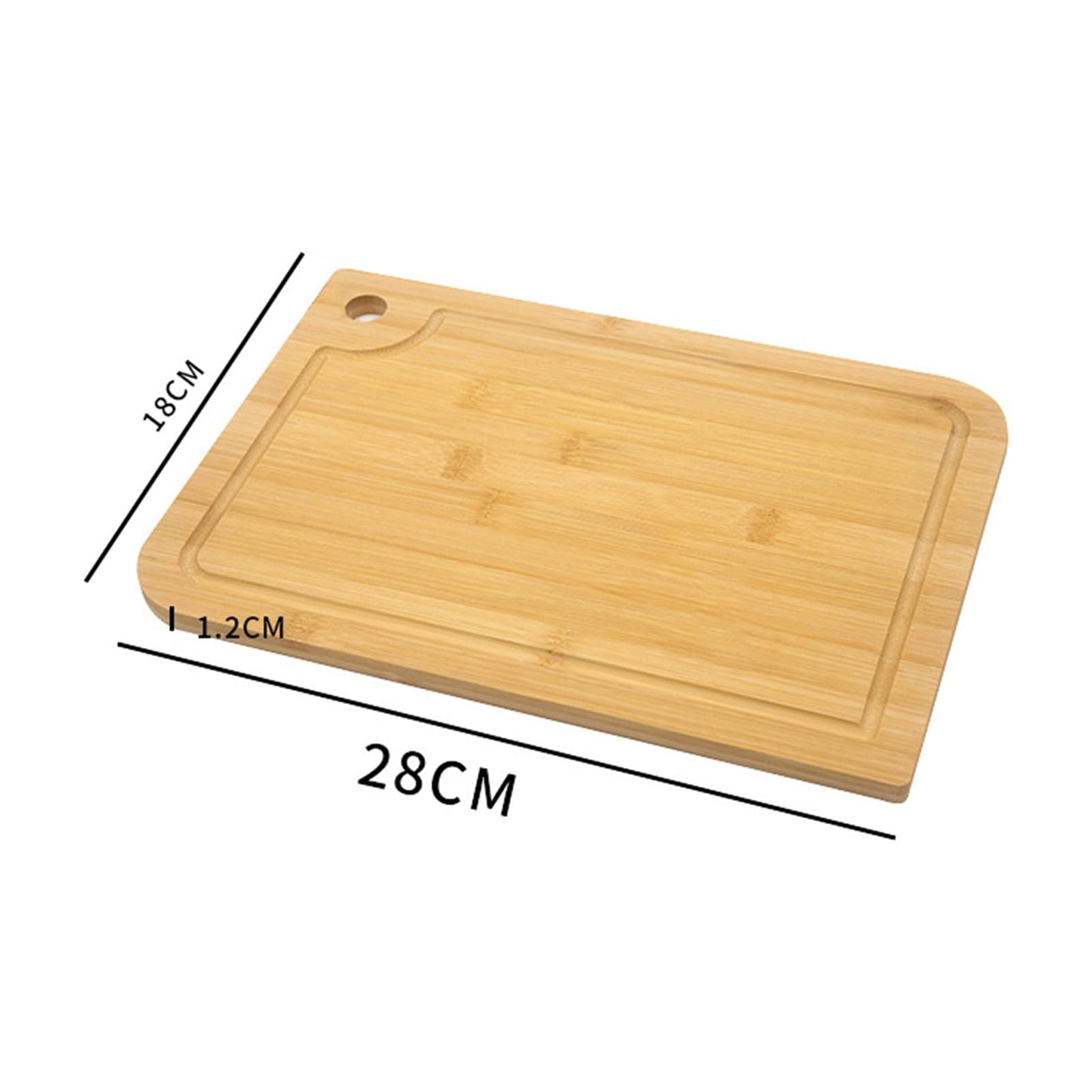 HomeLife Bamboo Cutting Boards for Kitchen Double-Sided Chopping Board Large Multi-Functional Fruit Cutting Board for Meat Vegetables Charcuterie Board And Cheese Platter