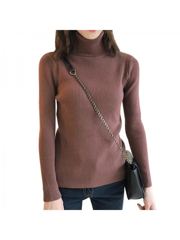 high neck sweater women's