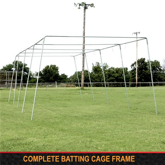 CMW- 70 x 14 x 12 ft. 1.5 in. Complete Batting Cage Frame