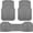 All Gray, variant on Heavy Rubber Car Floor Mats, Deep Waterproof Car Mats All Weather, Universal Trim-to Fit Automotive Floor Mats for Car SUV Truck Van, Durable Floor Liners Solid Black
