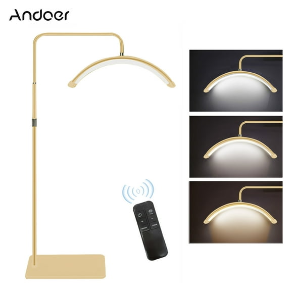 Photography Lamp,Stand Remote Makeup Live Bedside 70.9in Metal Video Shaped Lamp Metal Stand Salon Makeup Floor Led Fill 3200k-5600k Shaped Fill With 70.9in Beauty Salon 36w Floor