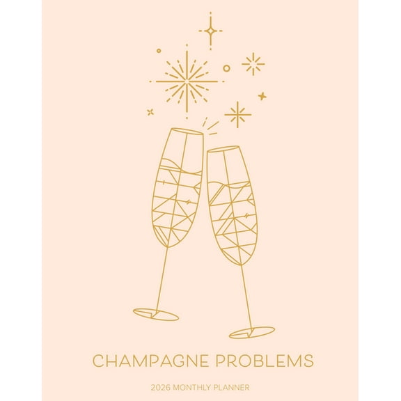 Problems 2026 7.5 X 9.5 Booklet Monthly Planner, (Hardcover)