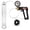 Black + Protected Gauge, variant on LeLuv Penis Pump Maxi Pink | Clear Hose, Vacuum Seal | 12" x 2.125" Cylinder