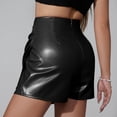 thumbnail image 6 of RUTAYY Women's Skirt Skorts High Waisted Bodycon Irregular Skort Solid Color Soft Comfortable Trendy Classic Mini Skirt, 6 of 7