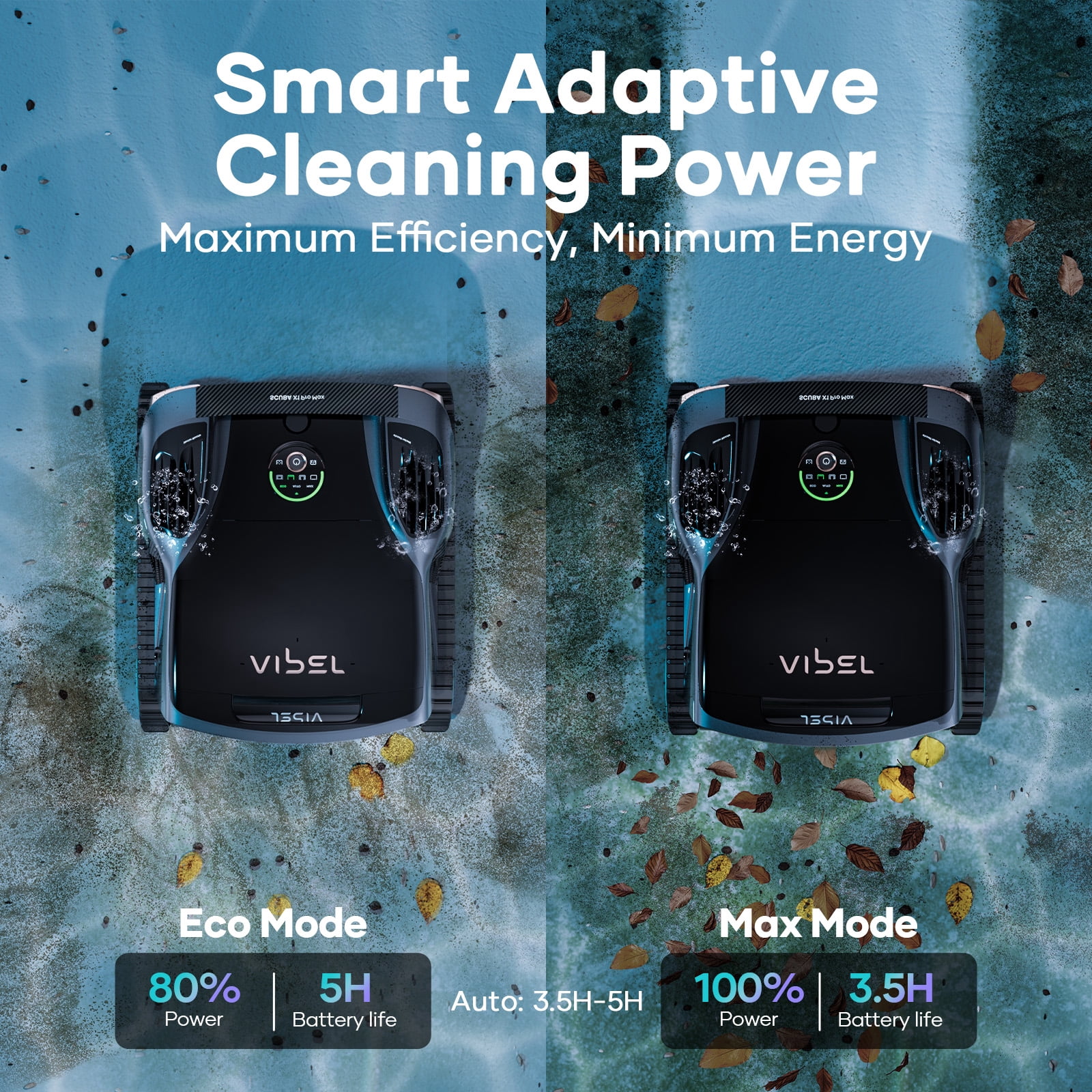 AIPER Scuba X1 Pro Max Automatic Cordless Pool Cleaner, Robotic Pool Skimmer