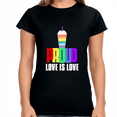thumbnail image 2 of Proud LGBT Shirt Love is Love TShirt LGBTQ Pride Lesbian Gay Shirts for Women, 2 of 8