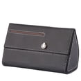 thumbnail image 3 of Riwesomey Estuche para gafas de sol con visera de coche, colgador de Clip, sujetador magnético, soporte para gafas de sol, caja de almacenamiento de cuero Automoción decorativa y accesorios negro Riwesomey VI001126-01B, 3 of 6