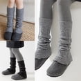 thumbnail image 2 of Girls Sparkly Leg Warmer Brilliant Pattern Stackable Socks Comfortable Stretchy Designing for School Party Daily Use, 2 of 9