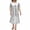 White, variant on Polynesian Casual Dress Mumu Square Collar Maxi Dress Custom Hawaiian Art Tribe Dress Micronesian Dress