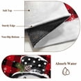 thumbnail image 6 of Round Rugs 8Ft, Red Black Plaid Snowman Christmas Round Area Rug Washable Indoor Throw Carpet, Xmas Snowflake Birds Large Non Slip Circle Rug for Kids Room RV Home Decor Aesthetic, 6 of 8