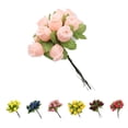 thumbnail image 4 of Mdesiwst 1 Bouquet Artificial Flower 12 Rose Heads DIY Craft Home Decor, 4 of 5