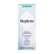 Replens External Comfort Gel for Vaginal Dryness, Fragrance Free, Hormone-Free, 1.5 oz