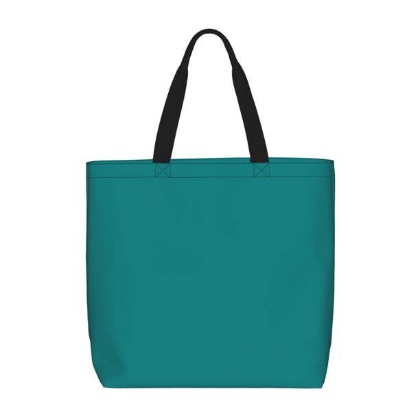 Easygdp Teal Bolsa Tote para Mujer, Bolso de Hombro para Trabajo, Playa, Viajes, Compras y Supermercado