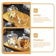thumbnail image 2 of 2 Pcs Glass Candy Jar Butter Small Glass Jar Glass Cookie Jar Glass Container with Lid Little Glass Jar, 2 of 6