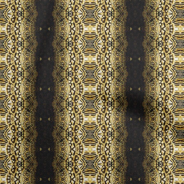 oneOoneRayonDarkMustardFabricAbstractCraftProjectsDecorFabricPrintedByTheYard56InchWide
