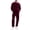 Wine, variant on Men Velour Tracksuit 2 Piece Set Jogging Suit Jacket Pants Lounge Wear Casual Athletic Sweatsuit Comfort Outfit