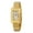 Gold, variant on Watches for Women Vintage Rectangular Case Roman Dial Dress Leather Watch with Date Waterproof Sapphire Crystal Stainless Steel Business Ladies Analog Quartz Wrist Watch (Rose Gold / Red)