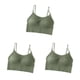 thumbnail image 2 of Top Crop Bralette Qarigey Lencería sexy Cómoda Sin mangas para deportes Verde, 2 of 6