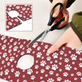 thumbnail image 6 of Yayeee Faucet Mat for Kitchen Sink 30" Diatomite Long Splash Guard Pad, Red Cartoon Paws Pattern, 2 Pack, 6 of 7